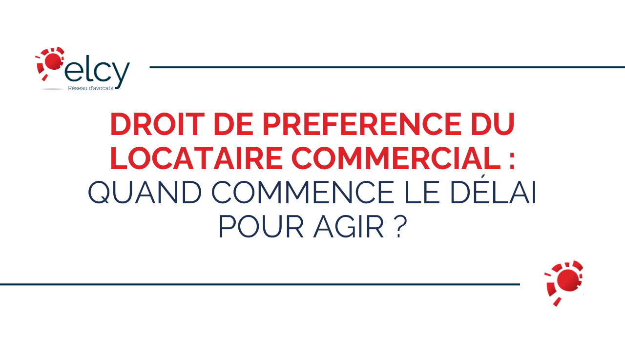 Droit de préférence du locataire commercial